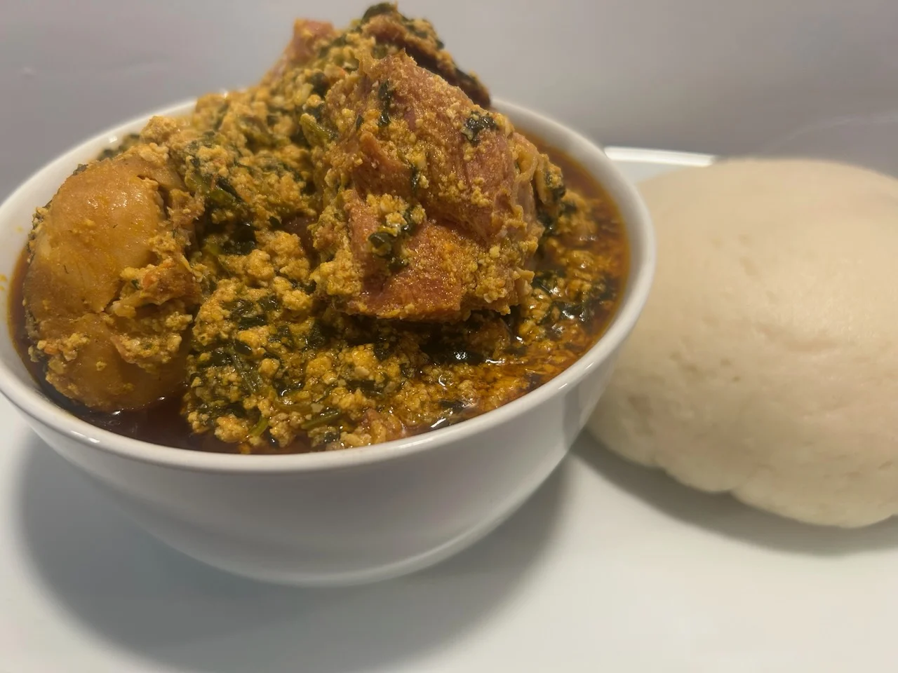 egusi and fufu